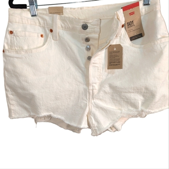 Women's Levi's® 501™ Original Whiteboard Button Fly Jean Shorts..Sz 32 - Picture 5 of 8